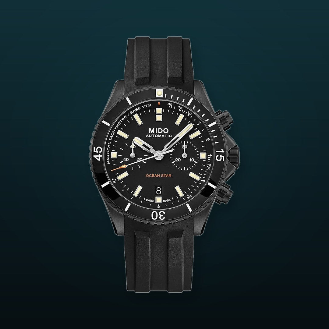 Ocean Star 44mm / Black / Black | Black Dial