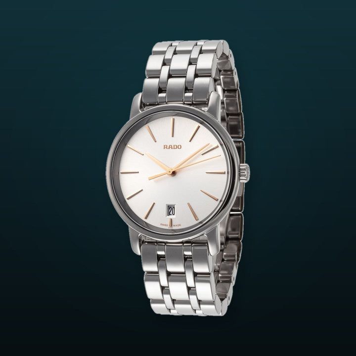 Diamaster 33mm / Silver / Black | Silver Dial