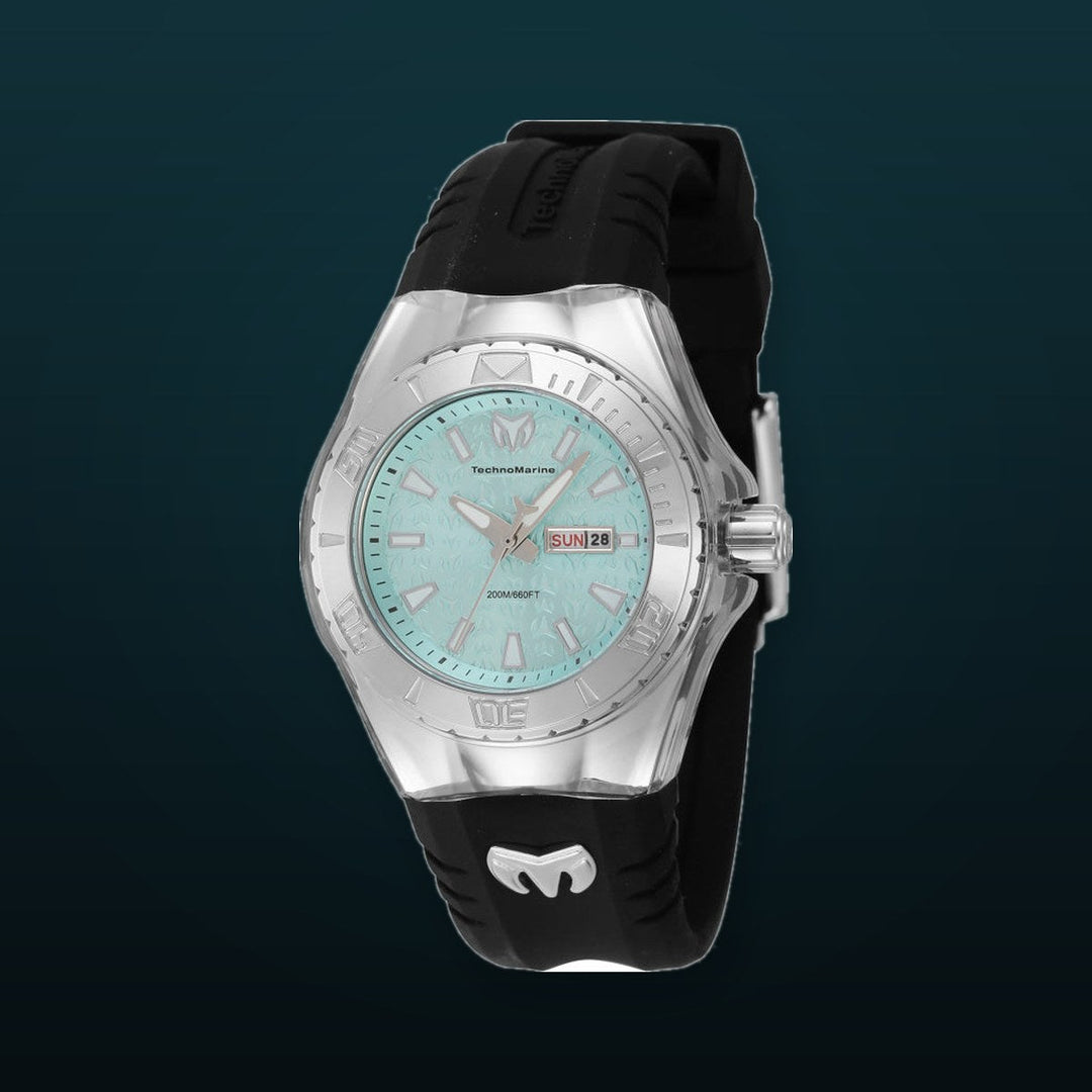 Cruise Monogram 37mm / Turquoise / Black | turquoise Dial