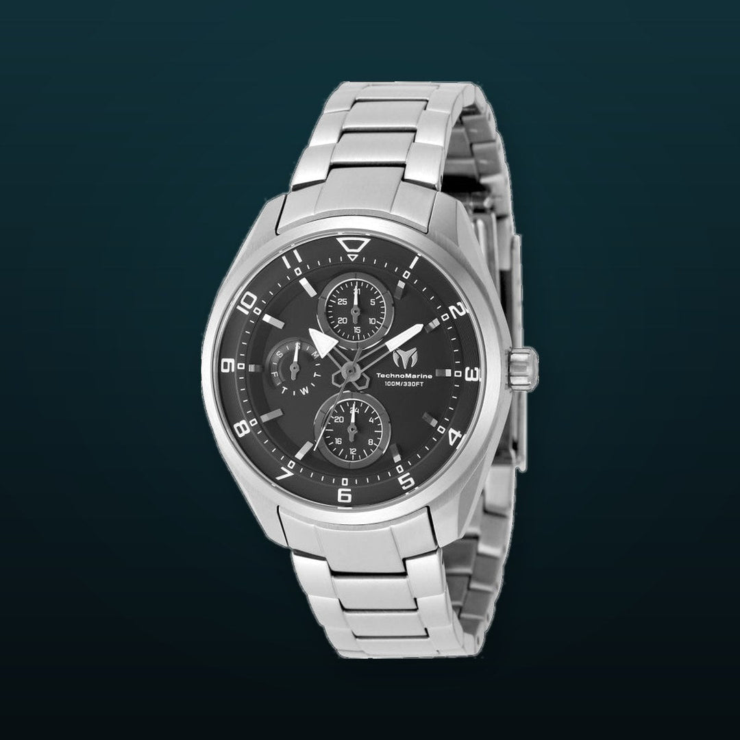 Ocean Quantum 36mm / Black / Silver | Black Dial