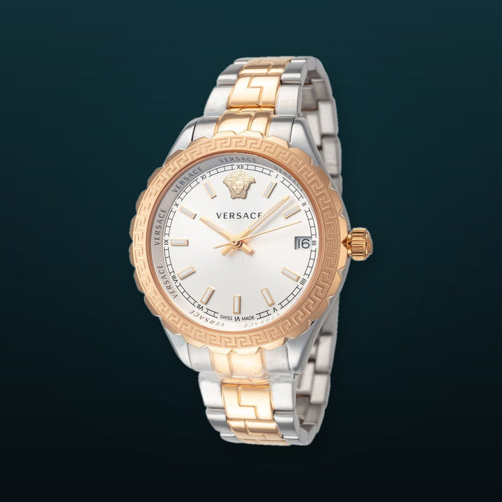 Hellenyium 35mm / White / Silver and Gold | White Dial