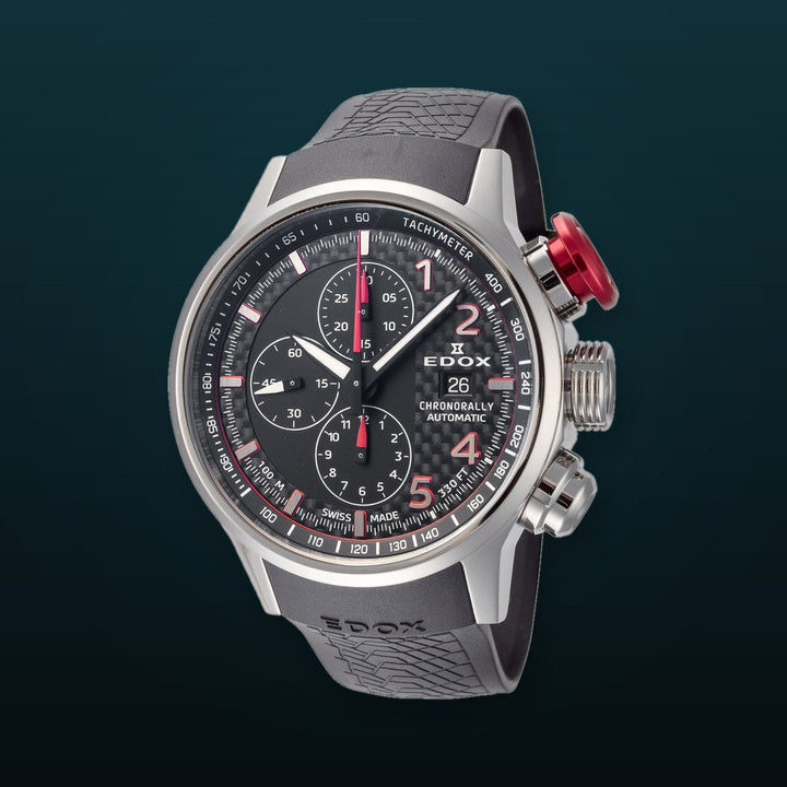 Chronorally 45mm / Black / Black | Black Dial