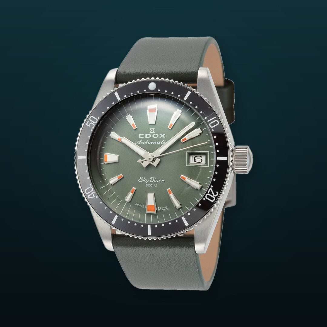 SkyDiver 38mm / Green / Green | Green Dial