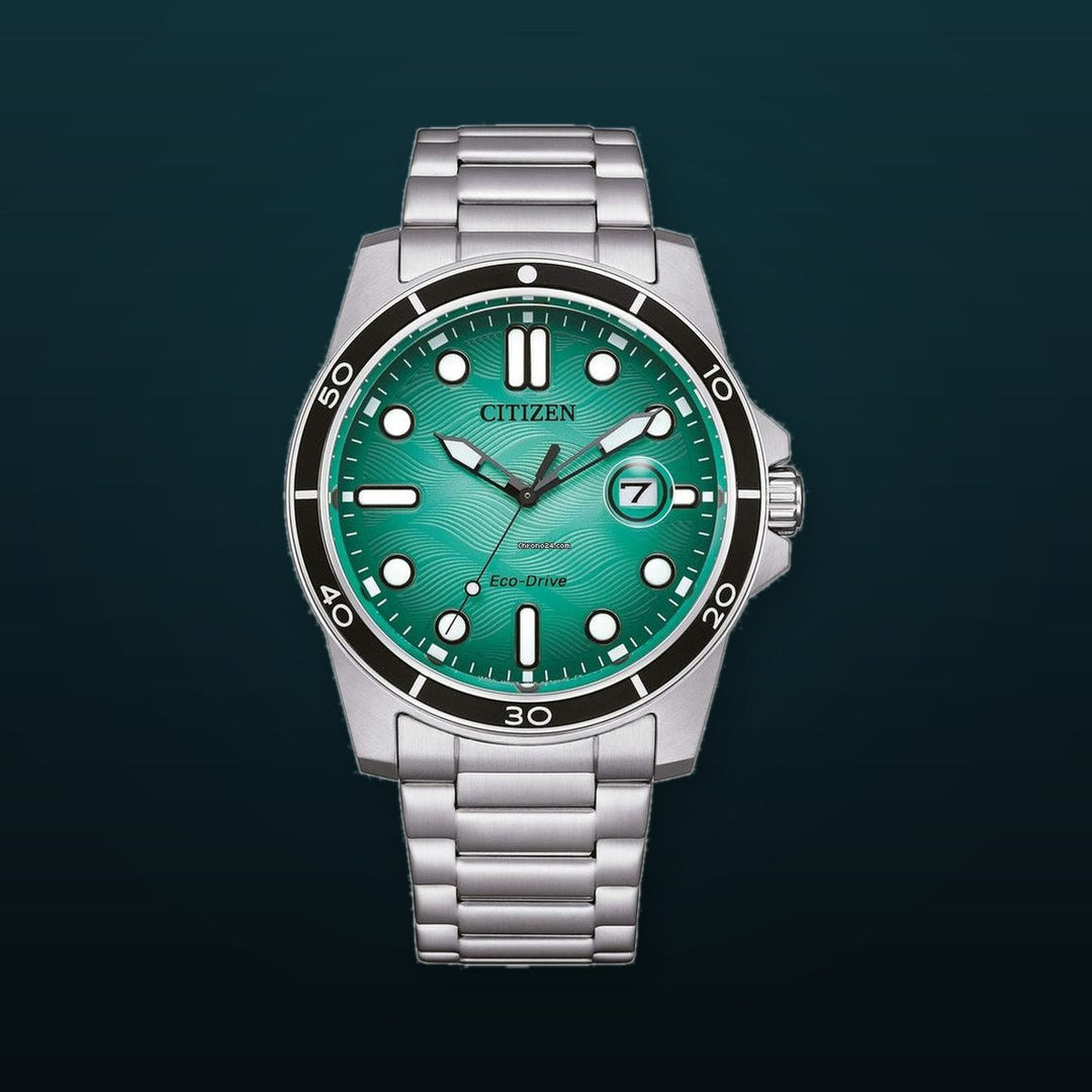 Marine 42mm / Green / Silver | Green Dial