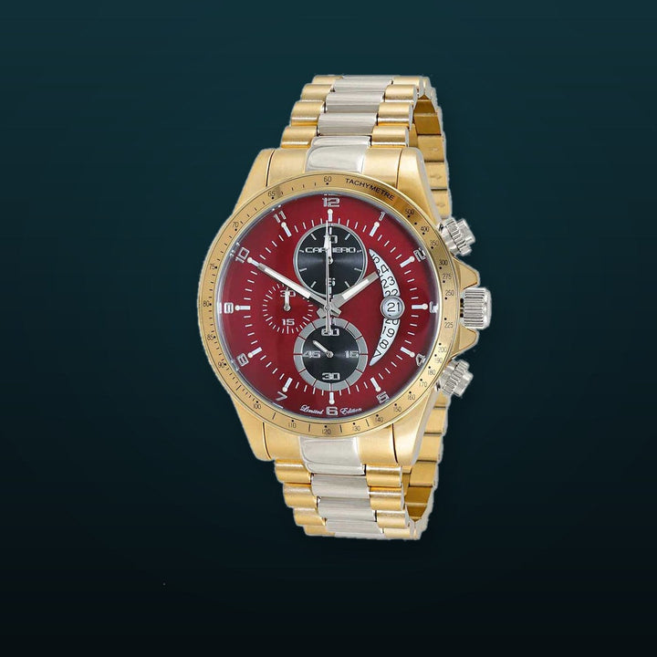 WINNER CIRCLE Red/2-Tone Gold | Red / Black Dial