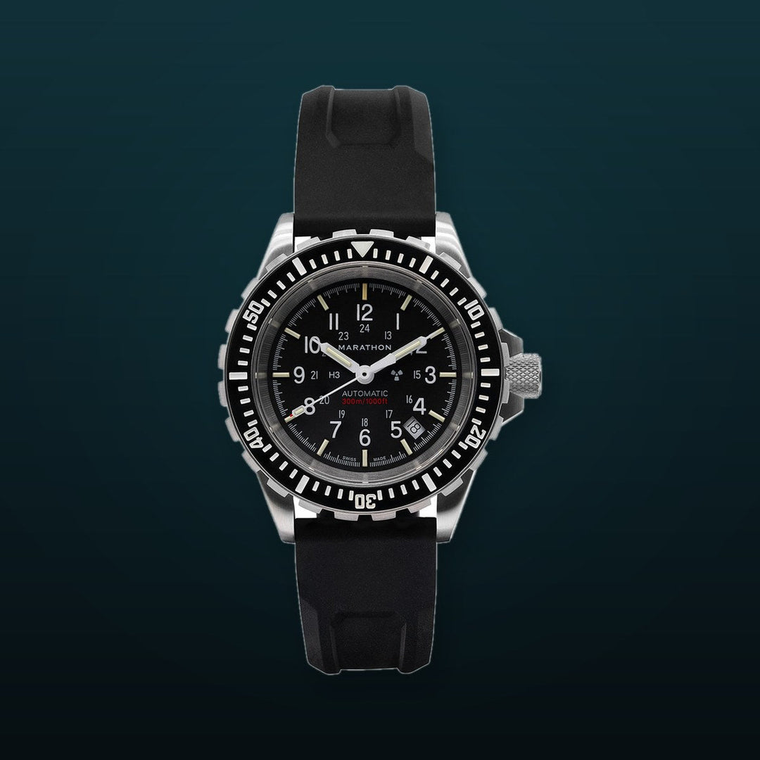 Dive SS/BKSS 3PC RUBBER (WW194006SS-0130) | Black Dial