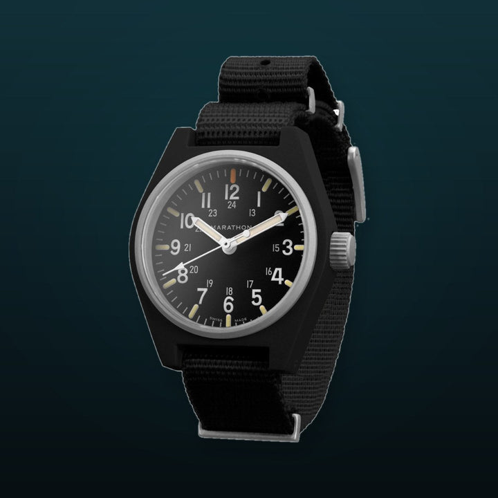 General Purpose Quartz Black NGM/Def Std | Matte Black Dial