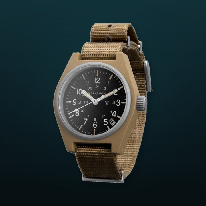 General Purpose Quartz Black Sterile/Nylon Matte Black Dial