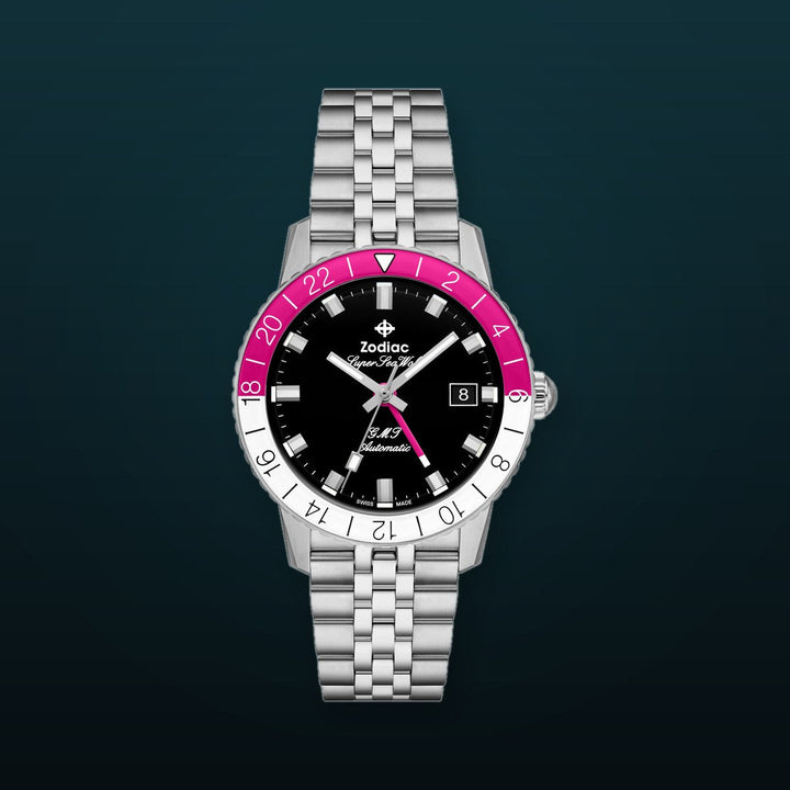 Super Sea Wolf GMT Automatic | Black Dial