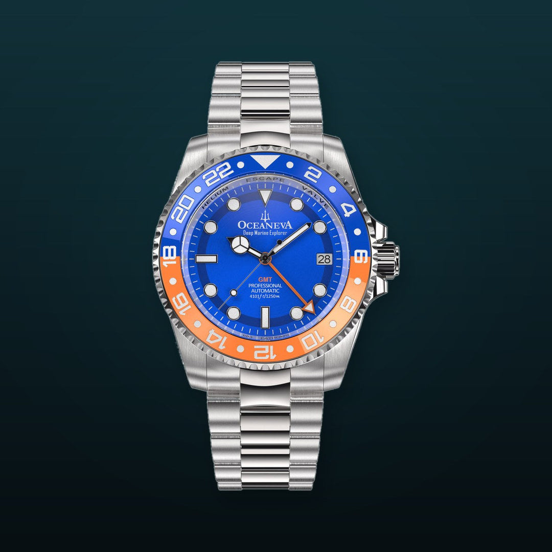 Deep Marine Explorer II Blue/Oranze Bezel | Blue Dial