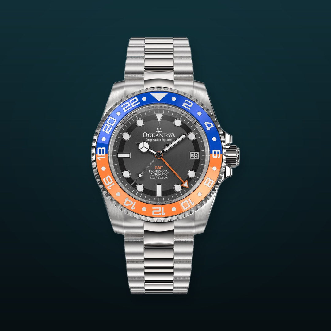 Deep Marine Explorer II Black/Orange Bezel| Black Dial