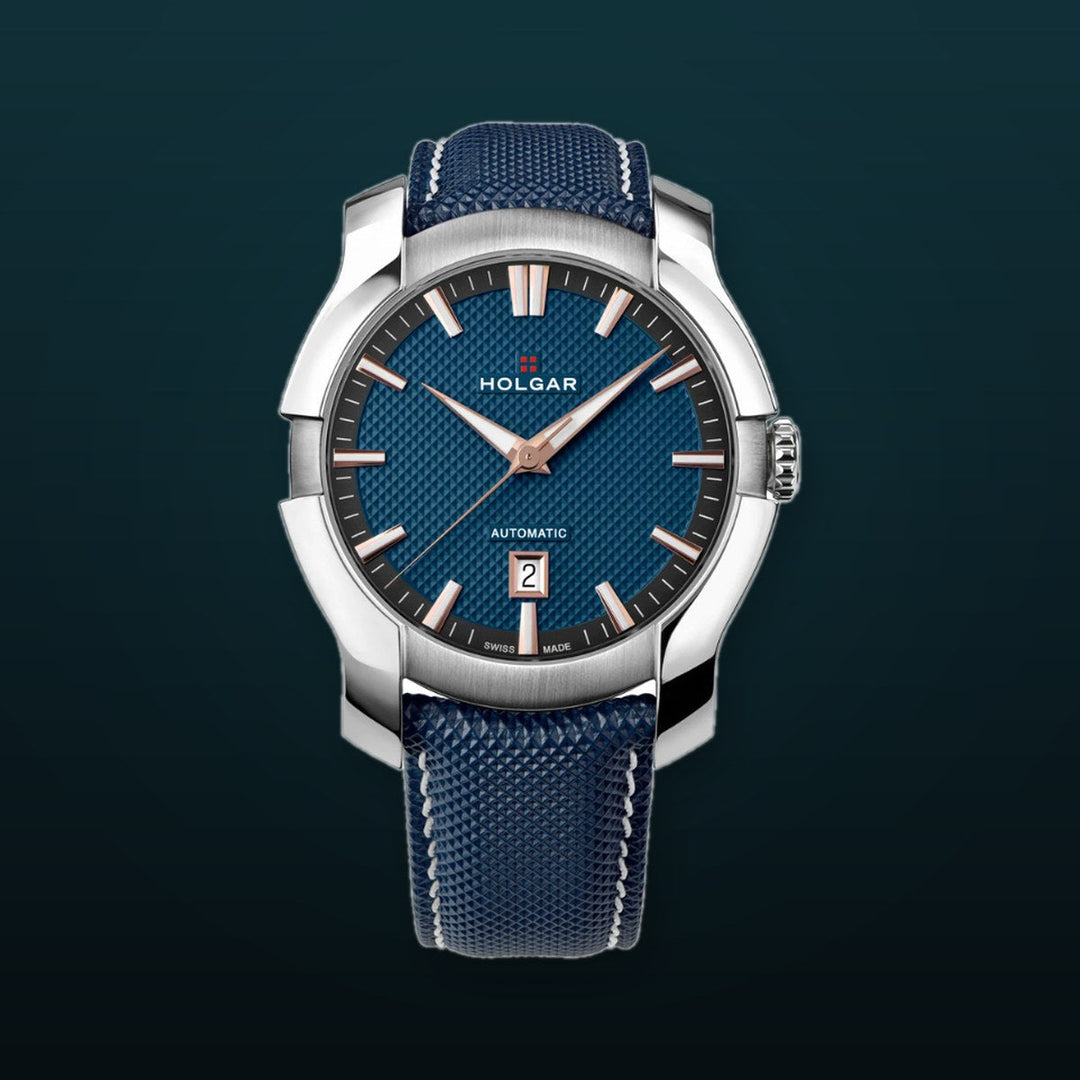 Blue & Gold Sport Automatic 44mm | Black & Blue Dial