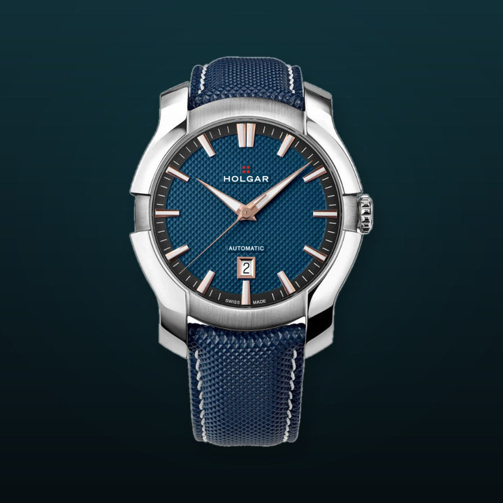 Blue & Gold Sport Automatic 44mm | Black & Blue Dial