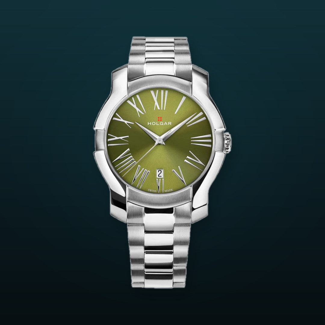 Women's Green Dial, Stainless Steel Case and Bracelet | Green Dial