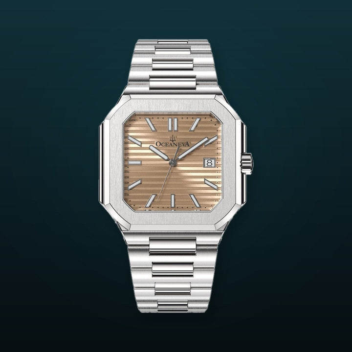 Tenuis Automatic Silver Bezel|Salmon Dial Watch