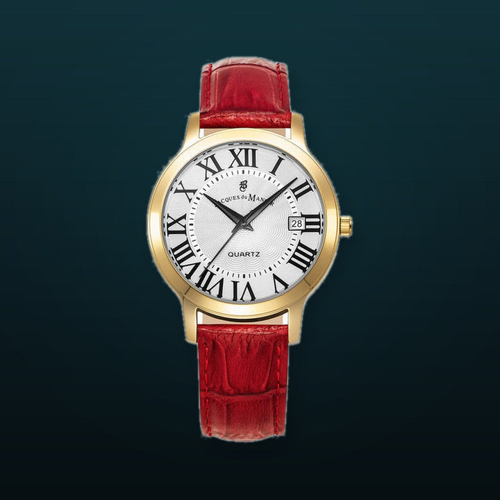 Genesis Red-tone White White Dial