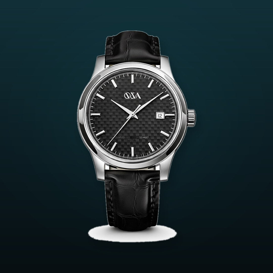 Classic Black / Leather | Black Dial