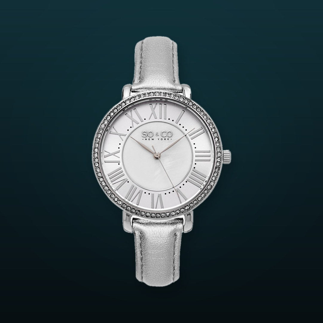 Chelsea 5090 Silver White Mother of Pearl Dial