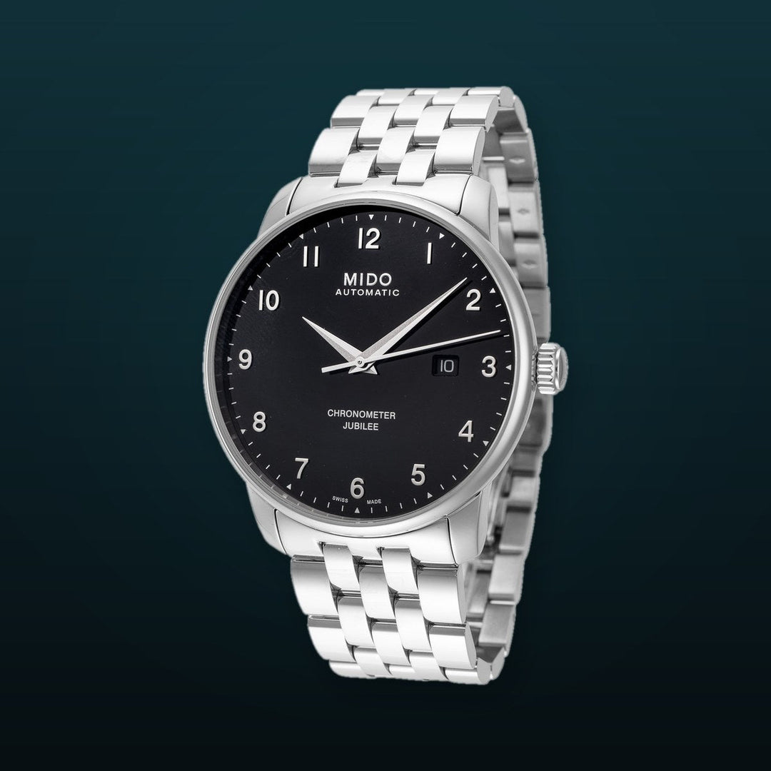 Baroncelli Jubilee 42mm / Black / Silver | Black Dial