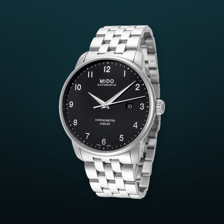 Baroncelli Jubilee 42mm / Black / Silver | Black Dial