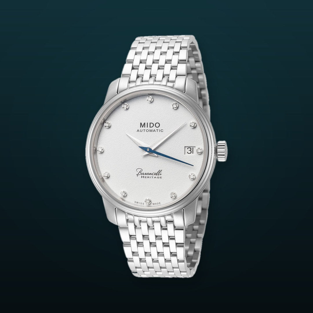 Baroncelli III 33mm / Silver / Silver | Silver Dial