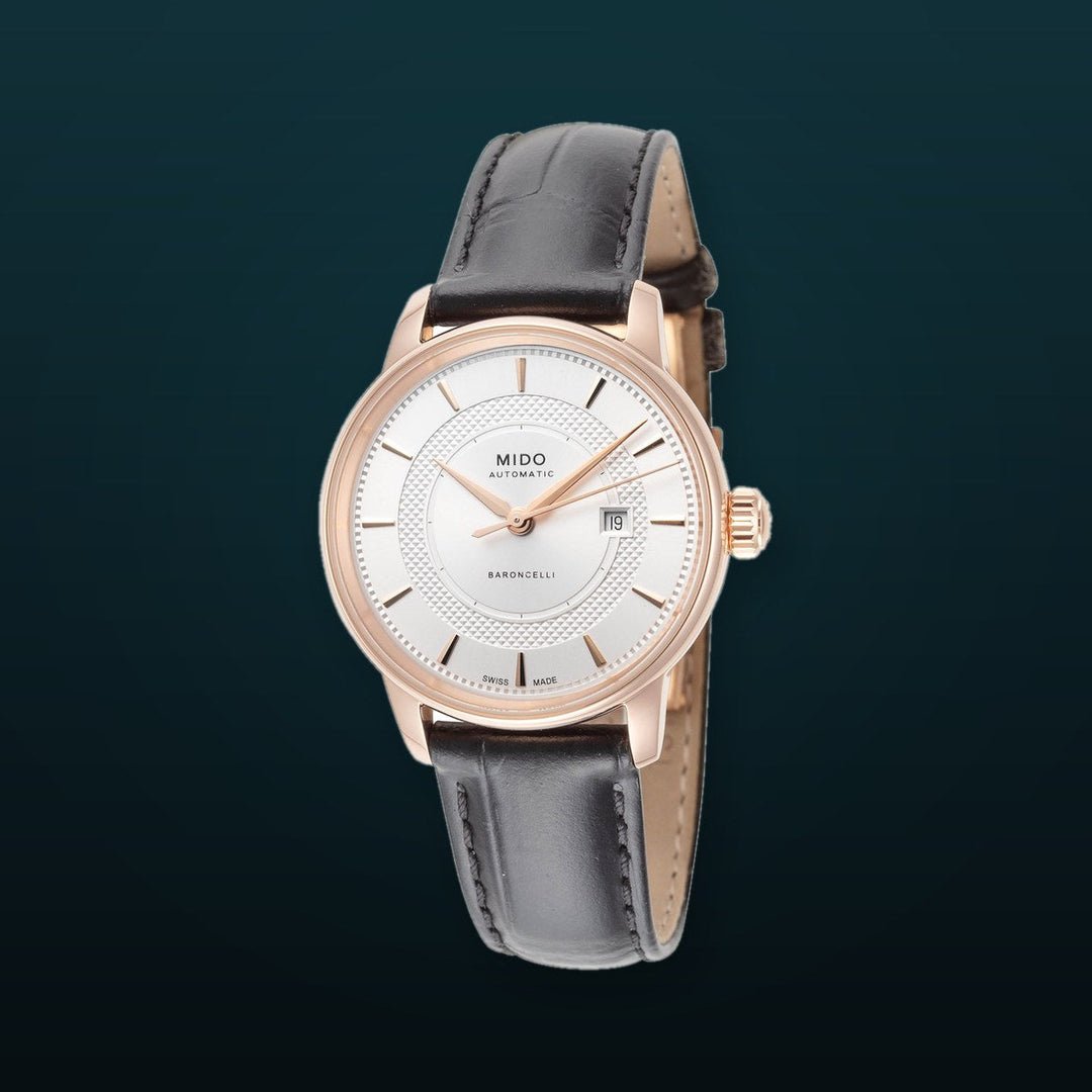 Baroncelli 30mm / Silver / Black | Silver Dial