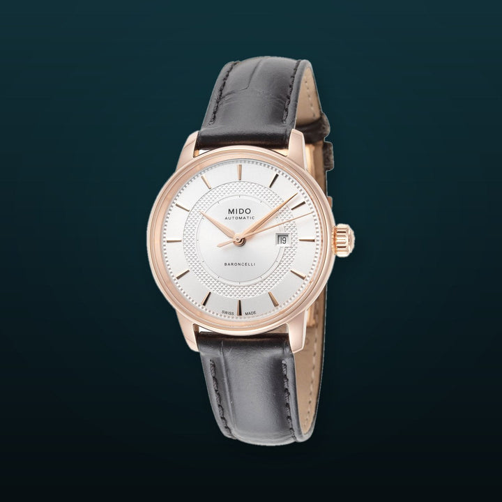 Baroncelli 30mm / Silver / Black | Silver Dial