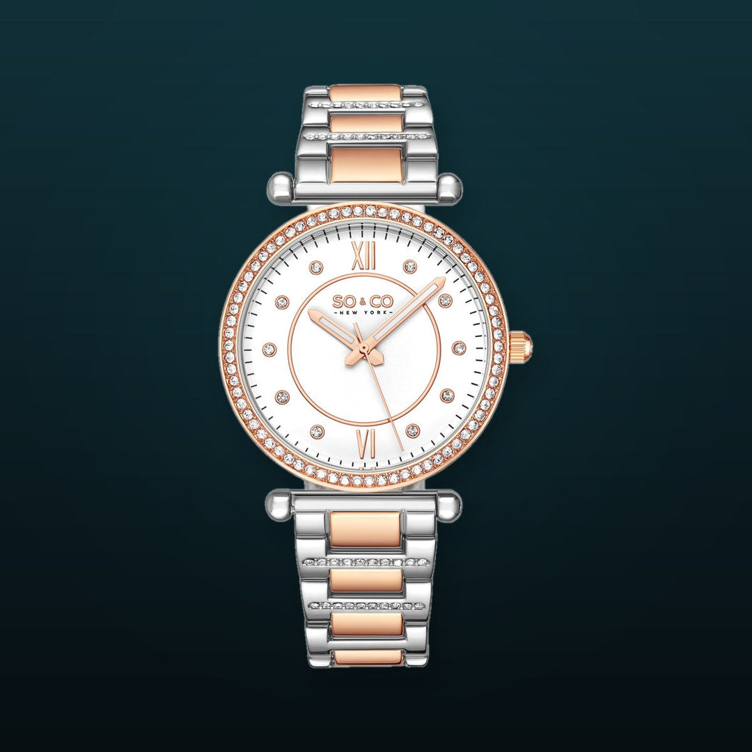 Madison 5116 Silver / Rose | White Dial