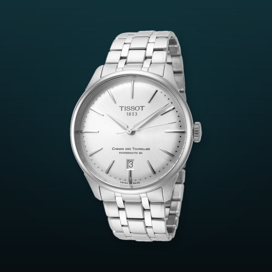 Chemin des Tourelles 39mm / Silver / Silver | Silver Dial