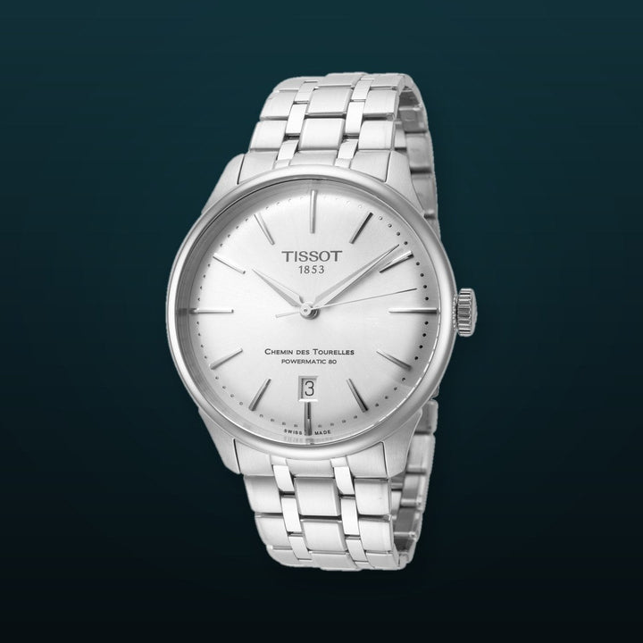 Chemin des Tourelles 39mm / Silver / Silver | Silver Dial