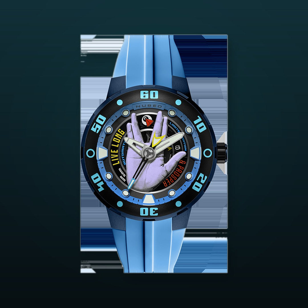 Mariner Automatic Star Trek Live Long & Prosper Limited Edition Blue / Silicone | Blue Dial
