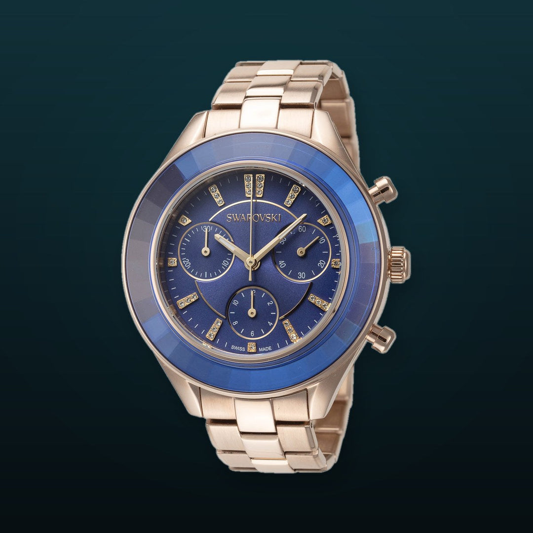 Octea Lux Sport 37mm / Blue / Gold | Blue Dial