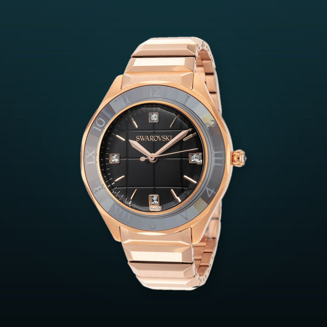 Dextera 36mm / Black / Rose Gold | Black Dial