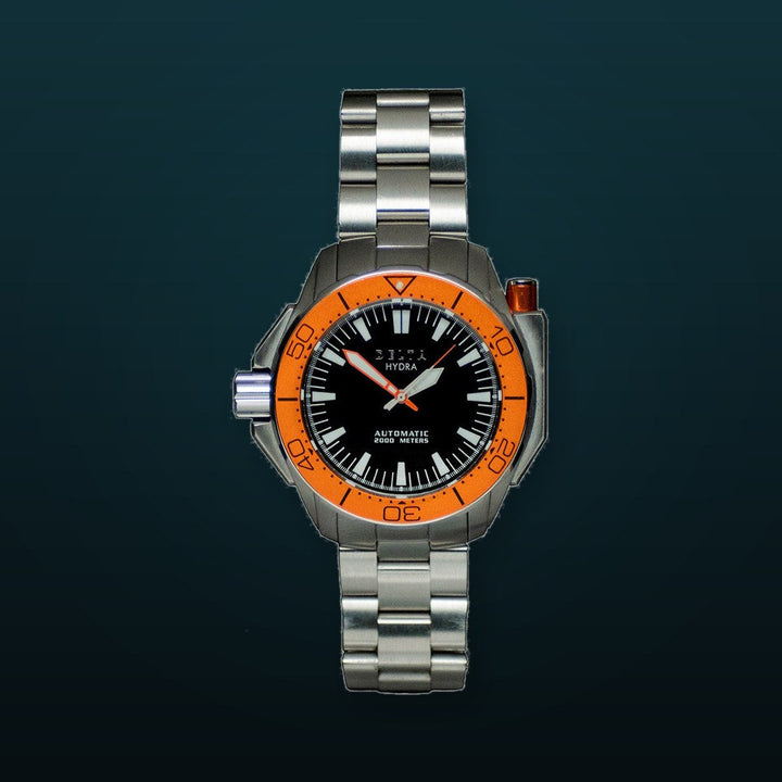 Hydra Orange | Black Dial
