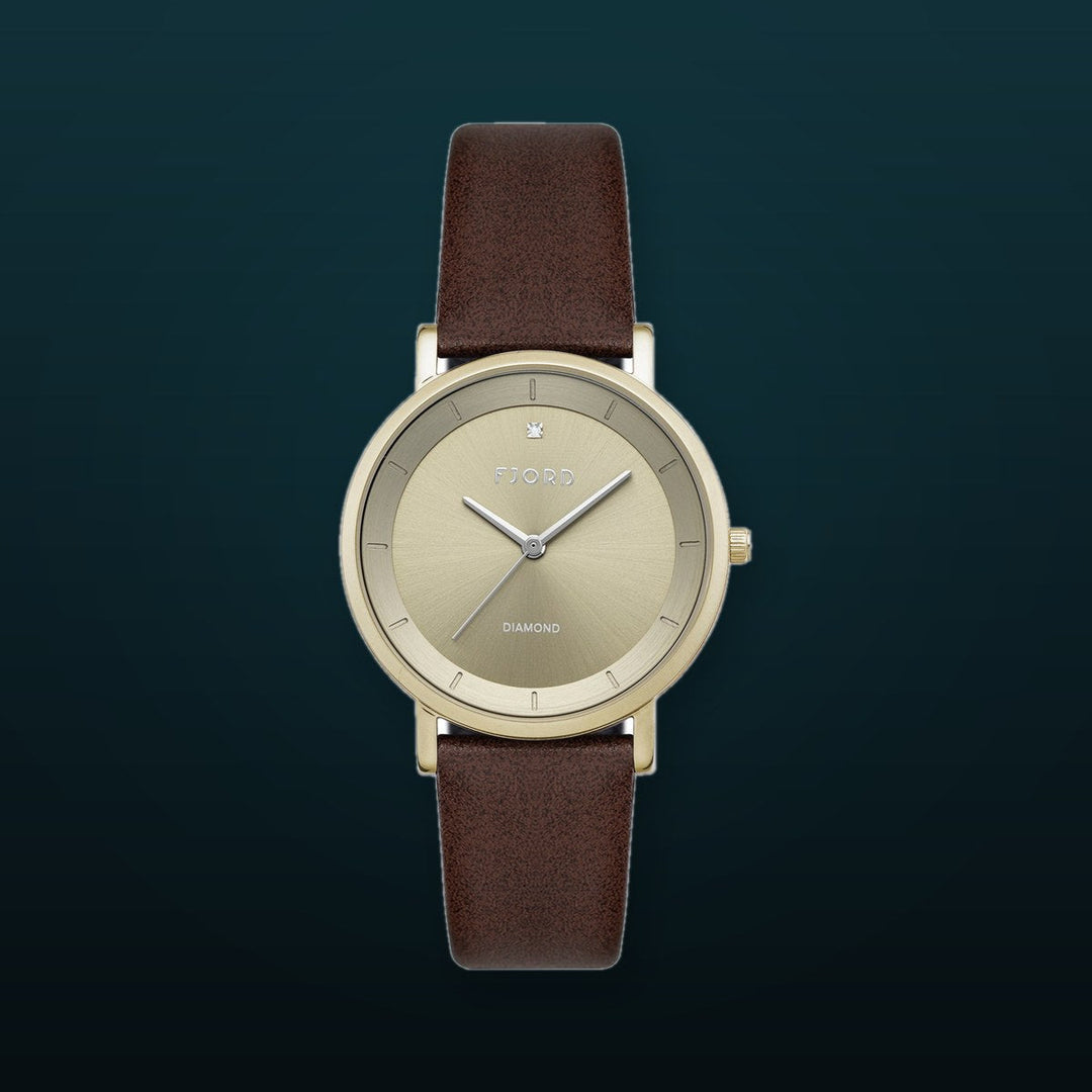 Jensen Gray / Leather | Gray Dial