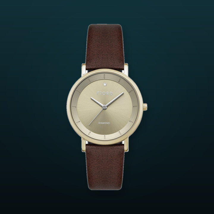 Jensen Gray / Leather | Gray Dial