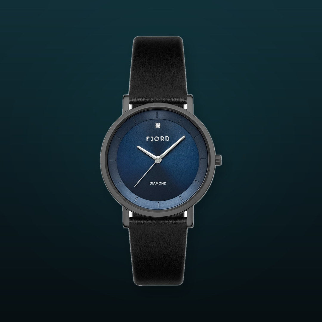 Jensen Blue / Leather | Blue Dial