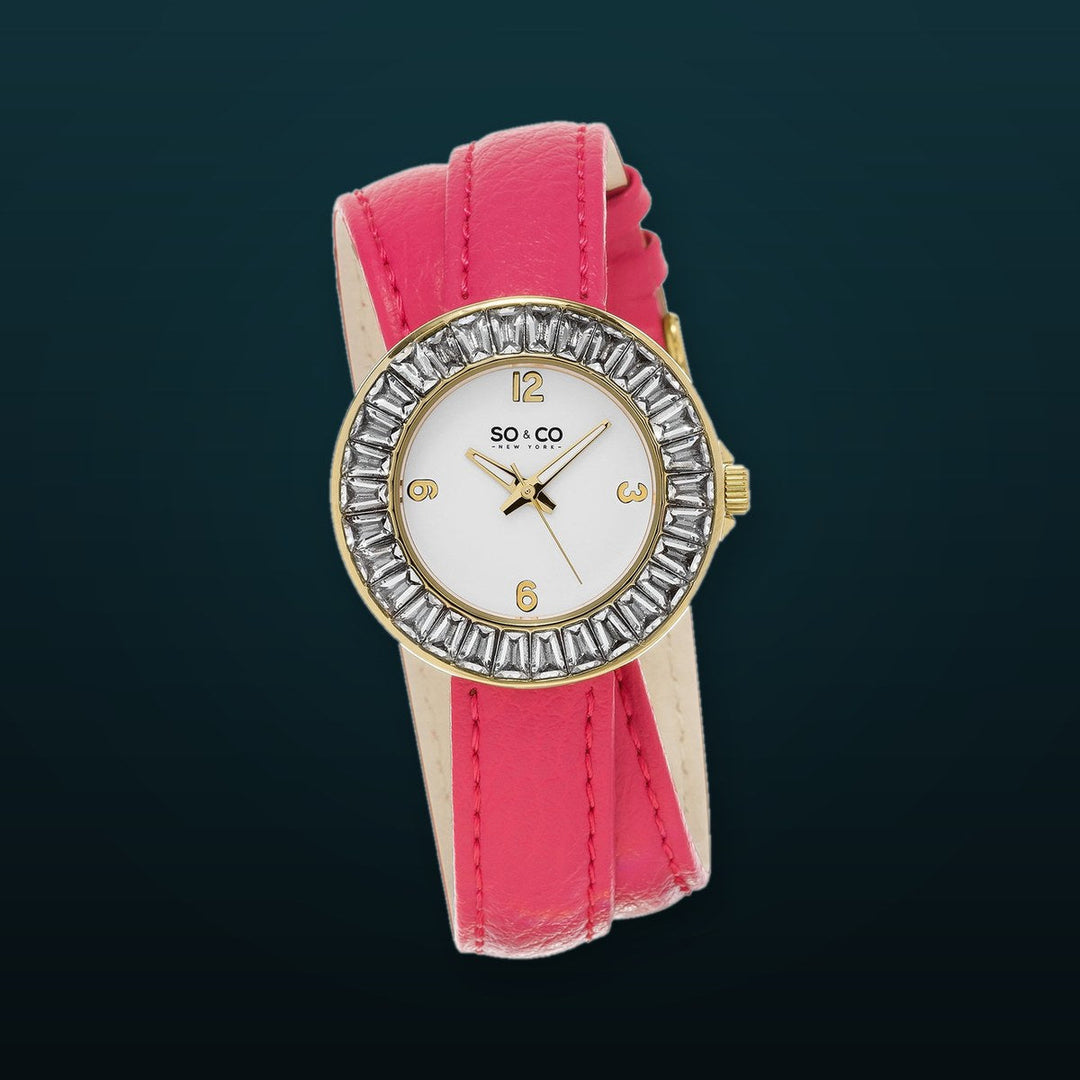 Chelsea Pink/Leather | Silver Dial