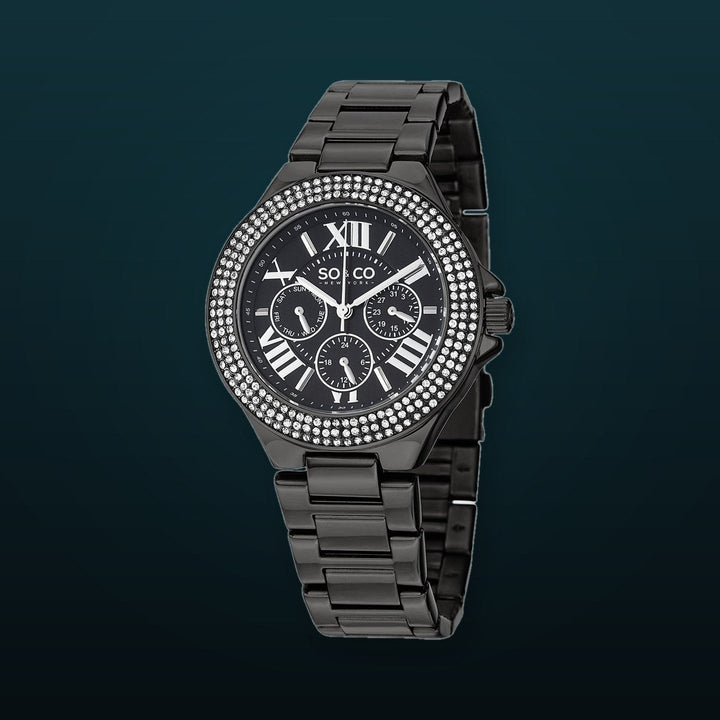 Madison 5019.5 Black/Stainless Steel | Black Dial