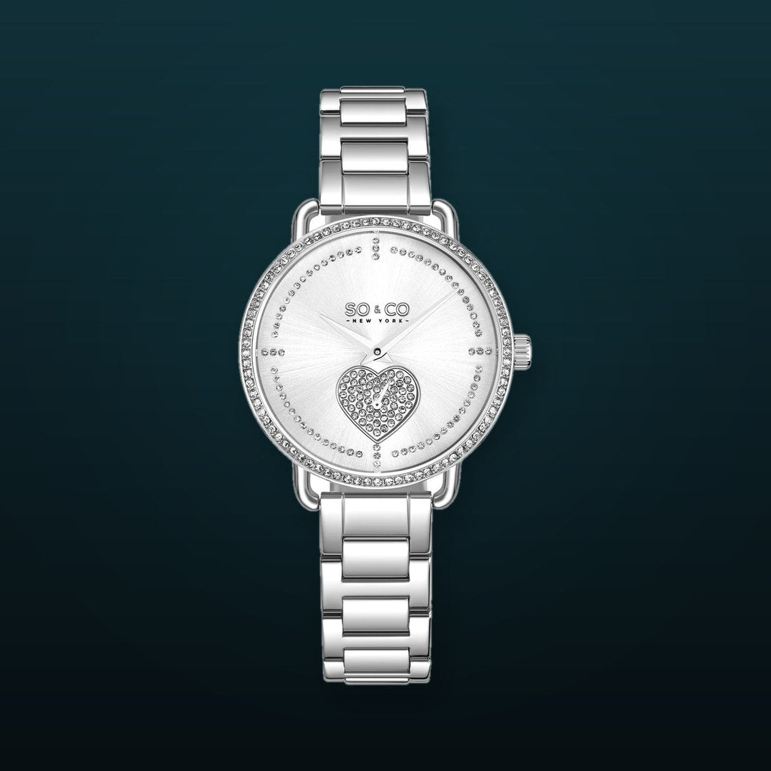 Madison 5524.1 Silver/Stainless Steel | Silver Dial