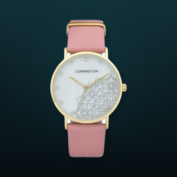 Luella White & Pink / Leather | White Dial