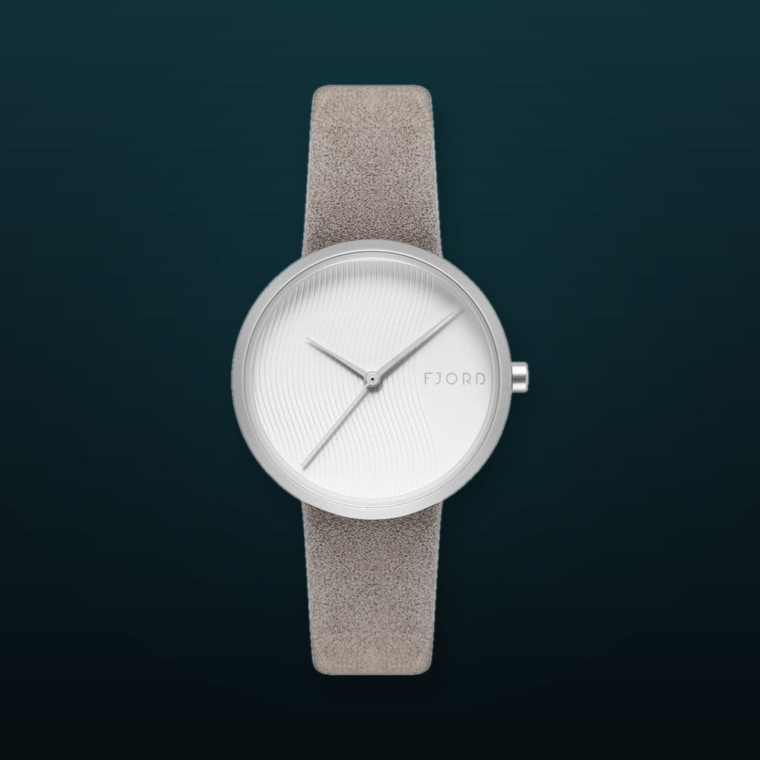 Laurens Silver / Leather | White Dial
