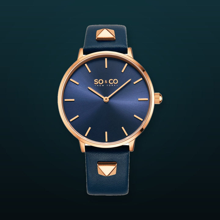 Madison Blue/Leather | Blue Dial