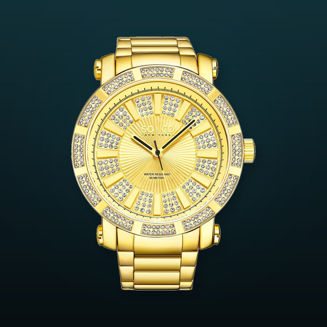 Madison Gold/Stainless Steel | Gold Dial