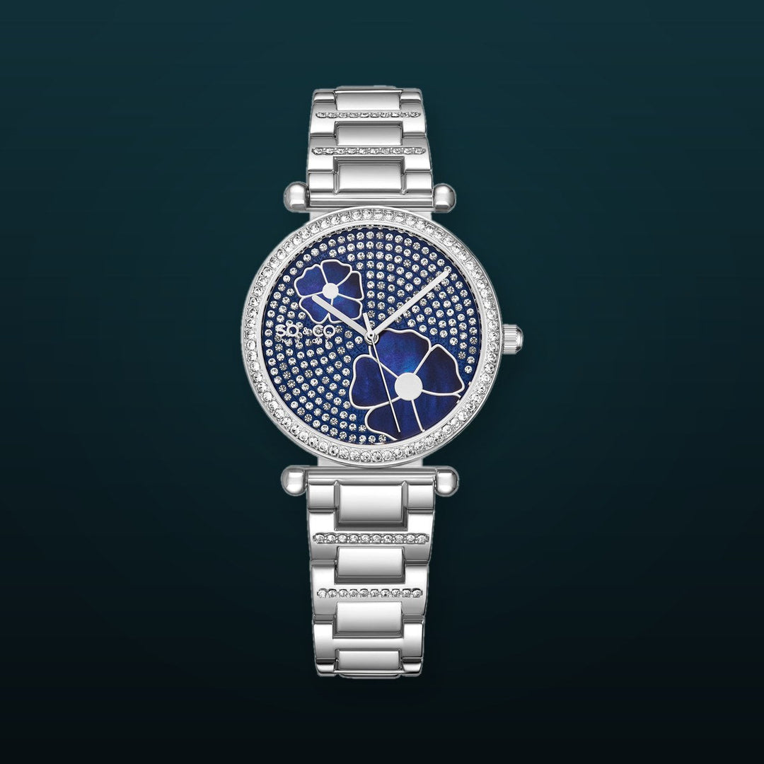 Madison-5582.2 Silver/Stainless Steel | Blue Dial