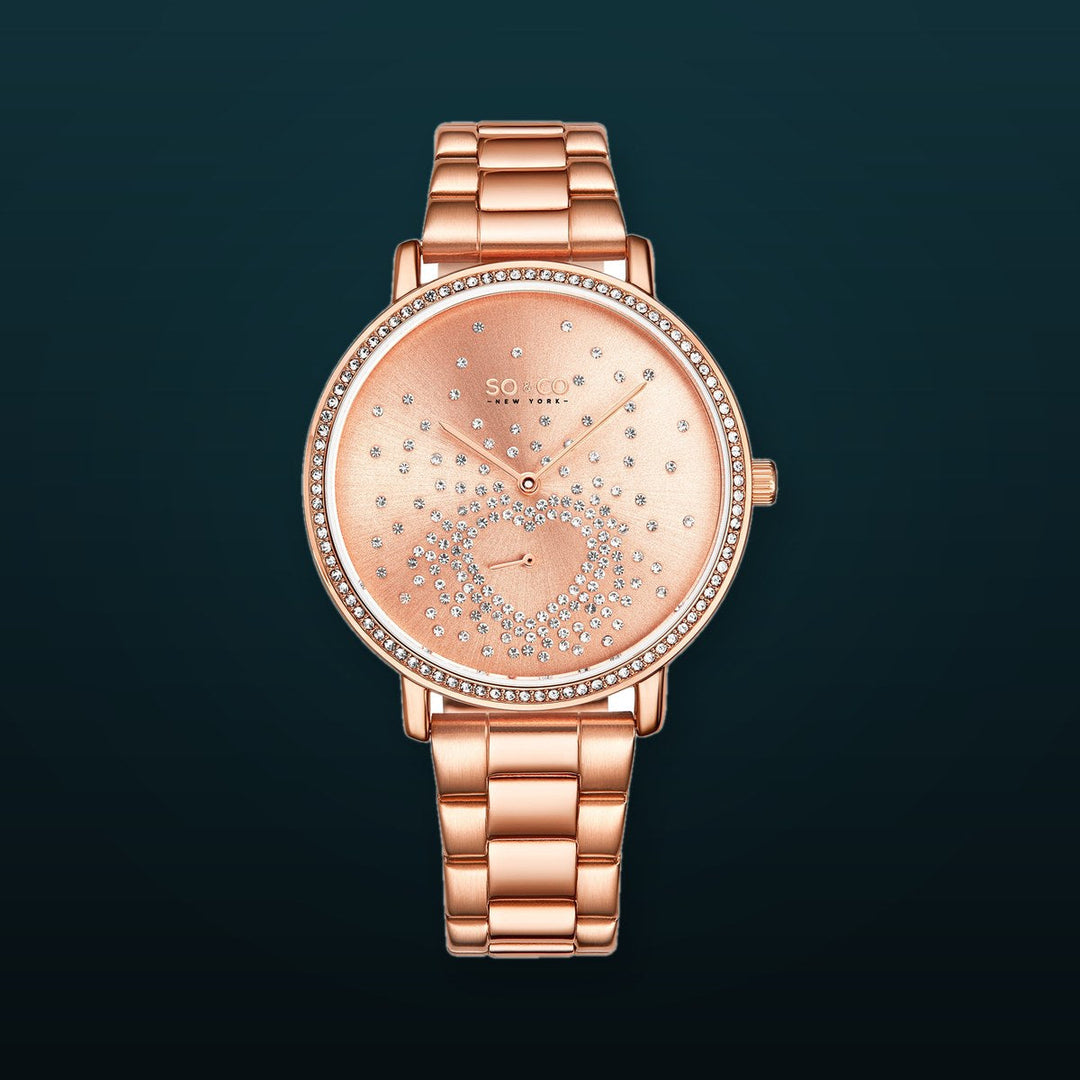 Madison-5580.3 Rose Gold/Stainless Steel | Champagne Dial