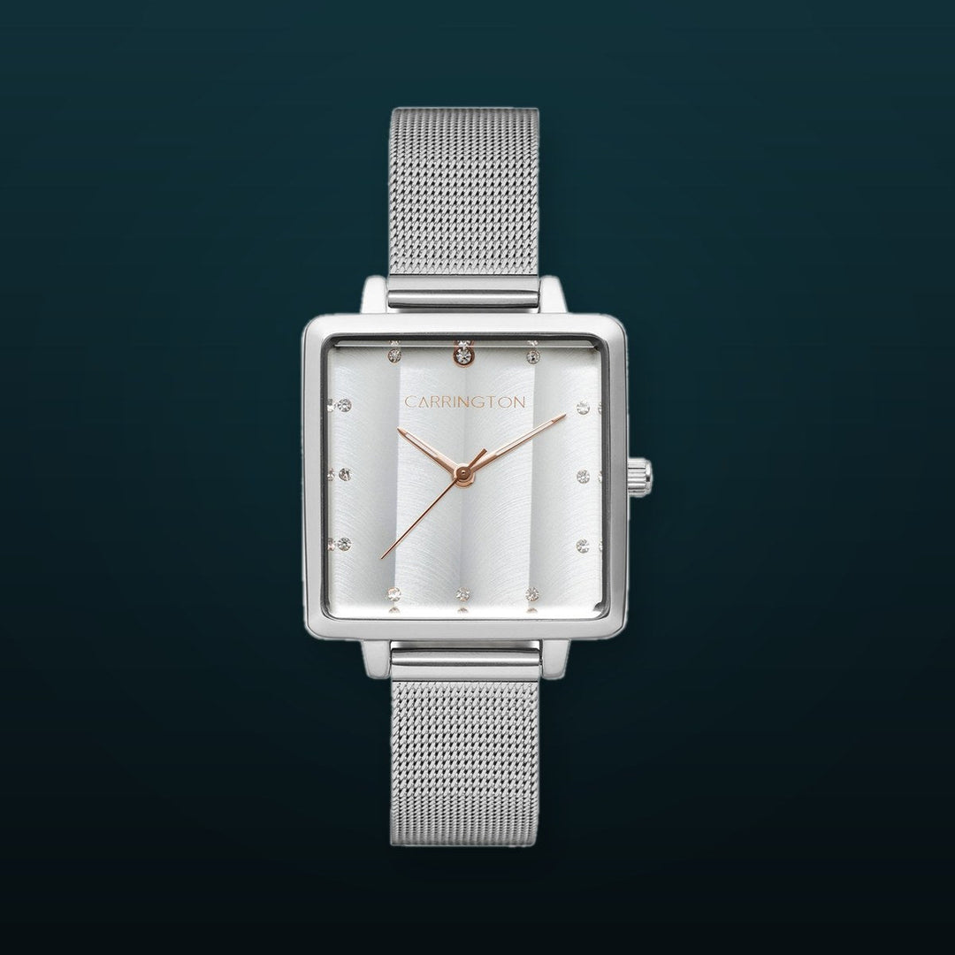 Eleanor Silver / Stainless Steel | White Dial