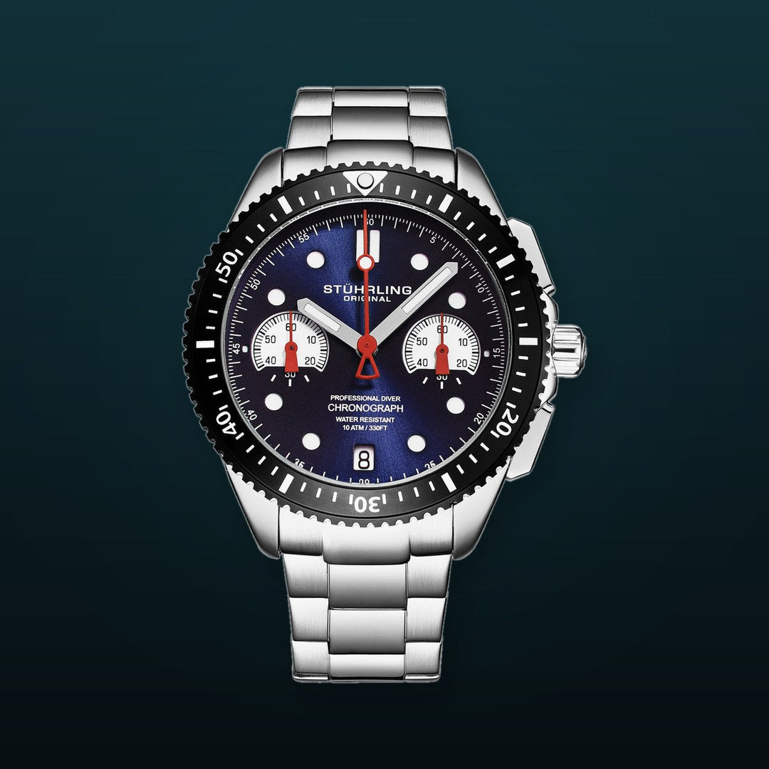 Monaco-4016.1 Silver/Stainless Steel | Blue Dial