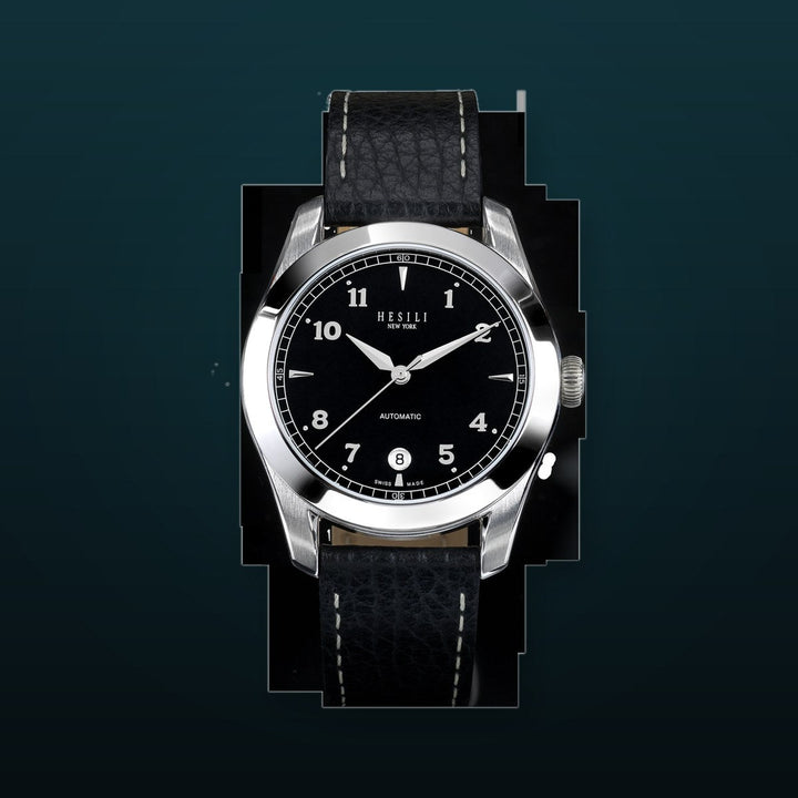 The Original Series Classic Black / Black Leather | Black Dial