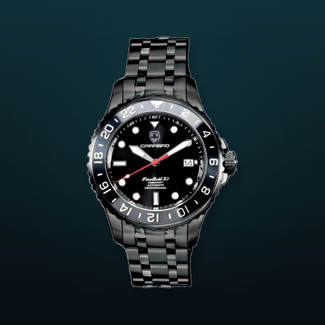 TIME BOLD- X6 BLACK/BLACK | Black Dial